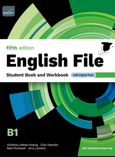 Portada English File 5th Edition B1 Student's Book and Workbook