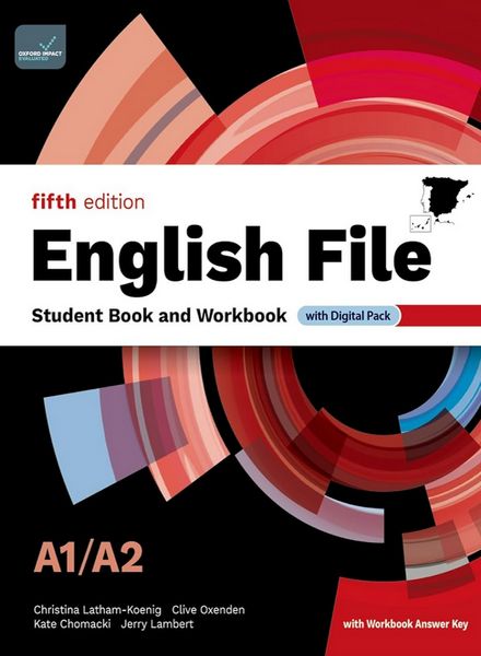 Portada English File 5th Edition A1/A2 Student's Book and Workbook