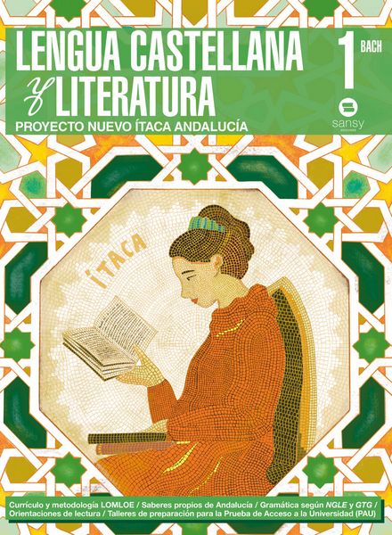 Portada Lengua Castellana y Literatura 1º Bachillerato - Proyecto Nuevo Ítaca Andalucía